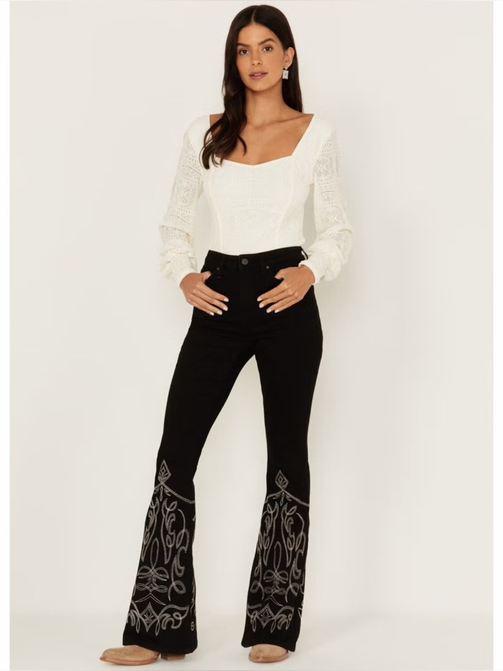 Idyllwind women's saddle drive high rise boot cut jeans